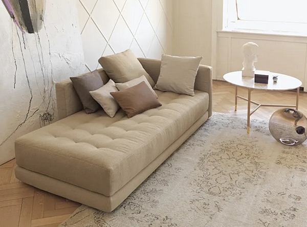 Letto giorno imbottito in tessuto Flou Doze Flat fabbrica Flou dall'Italia. Foto №3