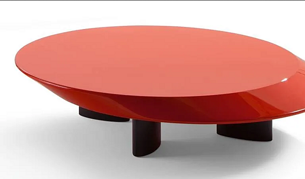 Tavolino da caffè rotondo in MDF bassa collezione Accordо CASSINA 520 01-13 fabbrica CASSINA dall'Italia. Foto №2