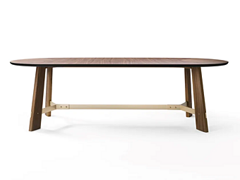 Tavolo ovale in MDF e noce Black Tie collezione Edison EDI22C, EDI26C
