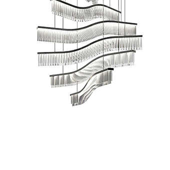 Lampadario Onda