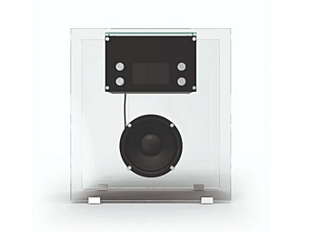 Radio in cristallo in vetro temperato CASSINA