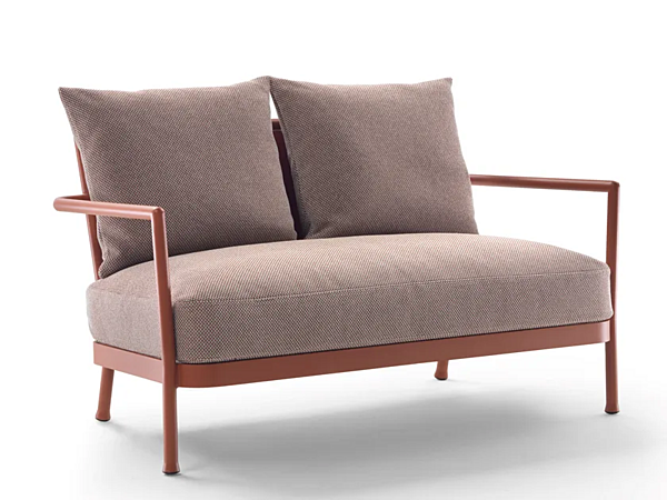 Диван для сада на два места из алюминия и ткани CAMARGUE FLEXFORM 2A6A3 fabbrica FLEXFORM dall'Italia. Foto №2