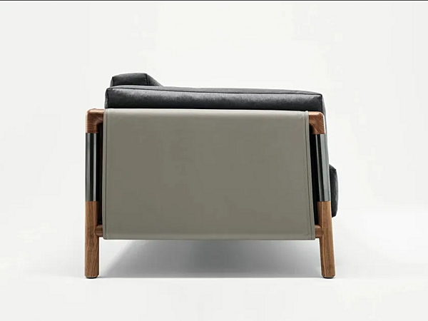 Poltrona in pelle con braccioli GIORGETTI Urban 66500, 66501 fabbrica GIORGETTI dall'Italia. Foto №1
