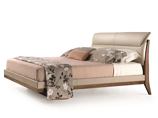 Letto matrimoniale in pelle imbottita ARTE BROTTO Leonardo L974N L974N fabbrica Arte Brotto dall'Italia. Foto №1