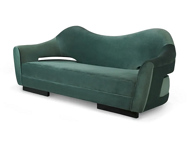 Divano 3 posti in velluto BRABBU collezione NAU fabbrica BRABBU dall'Italia. Foto №1