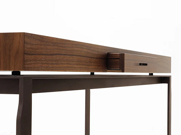 Tavolo console rettangolare in legno con cassetti GIORGETTI AEI 60003, 60008, 60009 fabbrica GIORGETTI dall'Italia. Foto №5