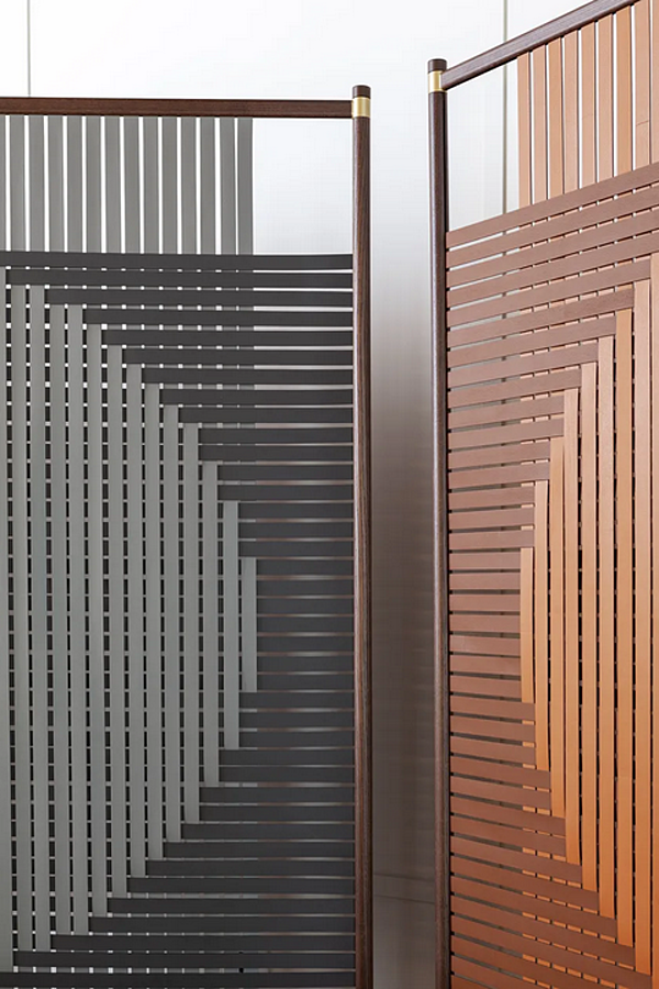 Paravento in pelle POLTRONA FRAU Plot fabbrica POLTRONA FRAU dall'Italia. Foto №3