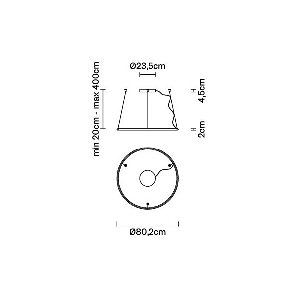 Lampada a sospensione LED in metallo Fabbian collezione Olympic F45 fabbrica Fabbian dall'Italia. Foto №8
