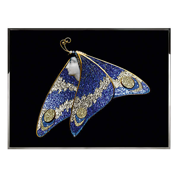 Murale, pittura VISIONNAIRE (Ipe CAVALLI) LADY BUTTERFLY