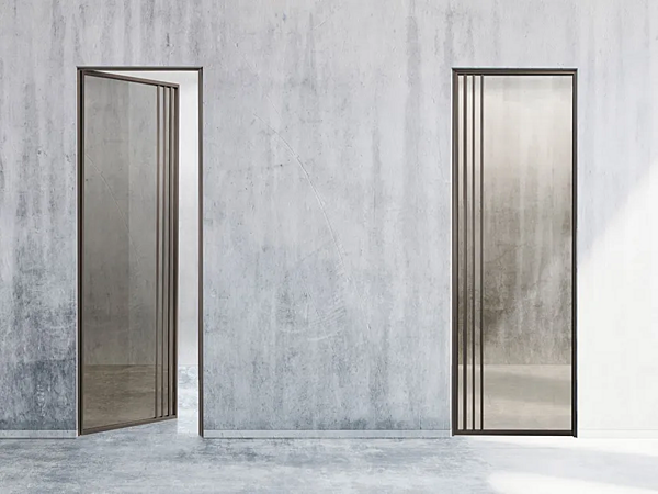 Porta in vetro e alluminio a battente BARAUSSE collezione i30 fabbrica BARAUSSE dall'Italia. Foto №4