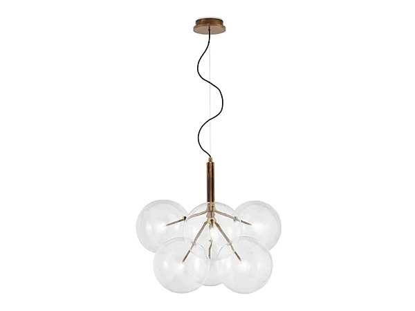 Lampada a sospensione in cristallo LED Bolle Cielo Gallotti&Radice fabbrica Gallotti & Radice dall'Italia. Foto №2