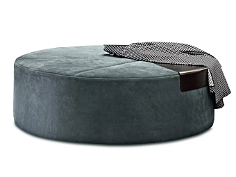 Pouf tondo in tessuto Moon Flou Pouf tondo in tessuto Moon Flou fabbrica Flou dall'Italia