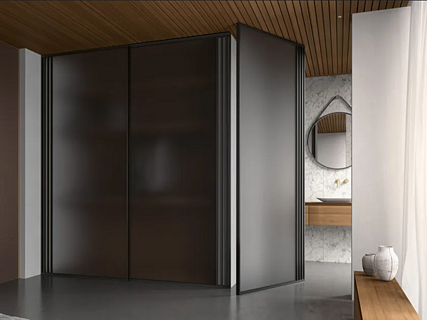 Porta in vetro e alluminio a battente BARAUSSE collezione i30 fabbrica BARAUSSE dall'Italia. Foto №1
