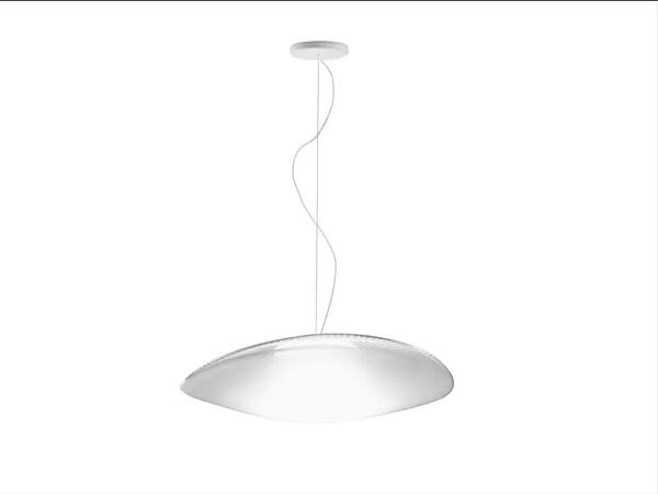 Lampada a sospensione in vetro soffiato LED Loop Fabbian fabbrica Fabbian dall'Italia. Foto №2