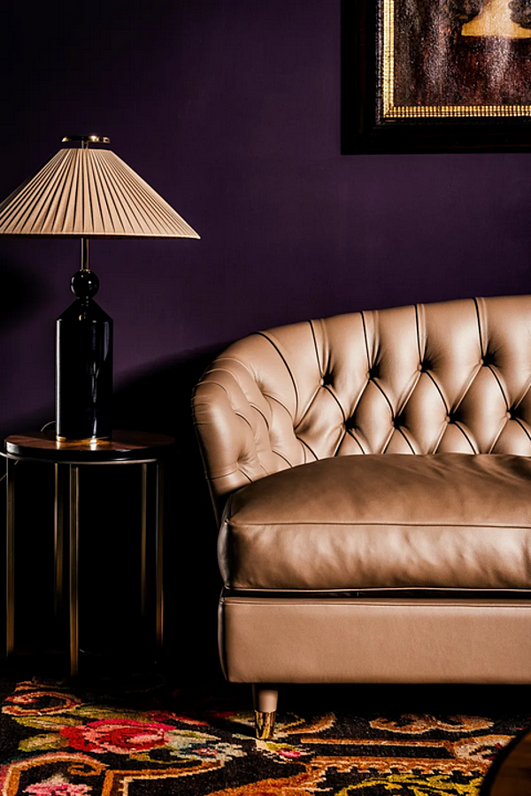 Divano in pelle tufted a tre posti Black Tie Savoi SAV24H80, SAV26H80 fabbrica Black Tie dall'Italia. Foto №4