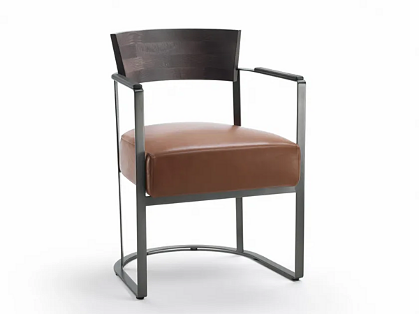 Poltrona in pelle con braccioli Morgan FLEXFORM fabbrica FLEXFORM dall'Italia. Foto №1