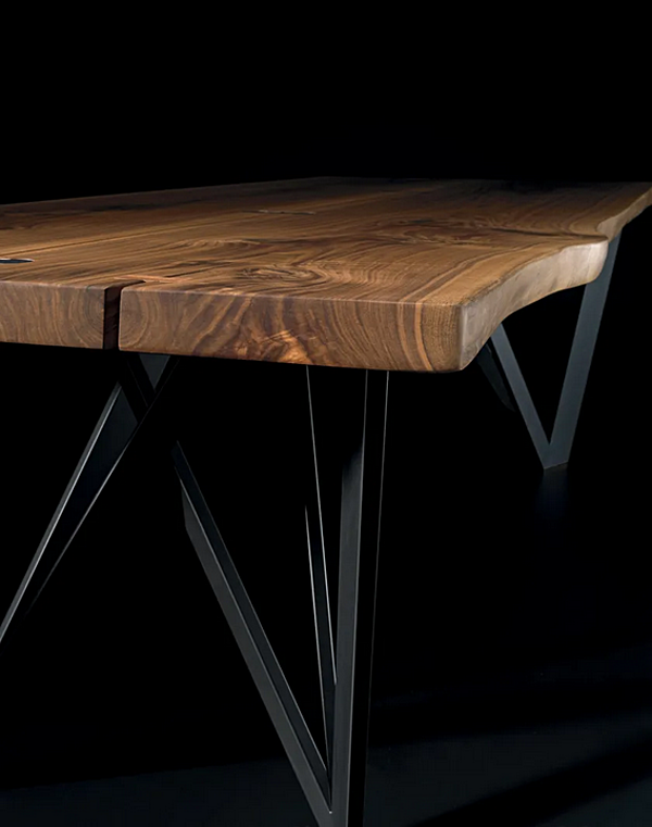 Tavolo rettangolare in legno massello Vero Geometrica ARTE BROTTO L620, GEOMETRICA fabbrica Arte Brotto dall'Italia. Foto №3