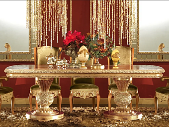 Tavolo rettangolare allungabile in legno A.R. Arredamenti Royal 706/A