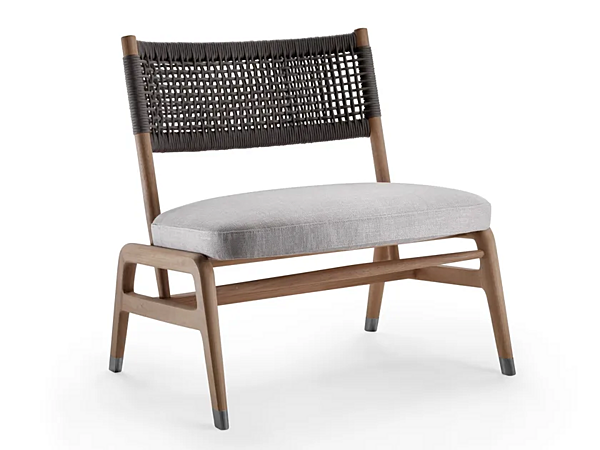Poltrona in legno massello con cuscino integrato FLEXFORM Ortigia fabbrica FLEXFORM dall'Italia. Foto №1