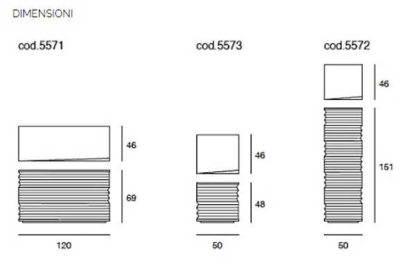 Comodino PACINI & CAPPELLINI 5573 fabbrica PACINI & CAPPELLINI dall'Italia. Foto №6