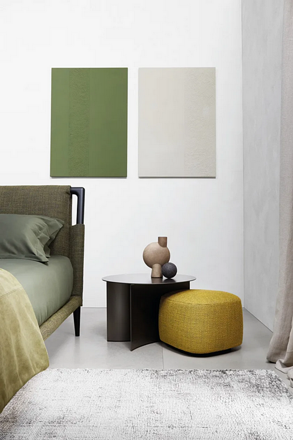 Letto matrimoniale con testata imbottita Flou Gaudi fabbrica Flou dall'Italia. Foto №5