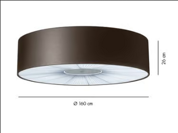 Lampada da soffitto in eco-pelle fluorescente AXOLIGHT Skin fabbrica Axolight dall'Italia. Foto №8