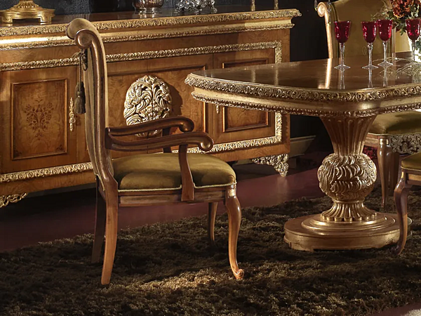 Poltrona in tessuto con braccioli A.R. Arredamenti Royal 709 fabbrica A.R.ARREDAMENTI SRL dall'Italia. Foto №2