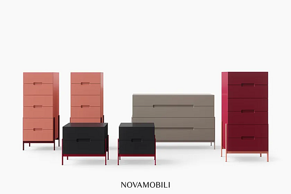 Comò in legno NOVAMOBILI FLOAT fabbrica NOVAMOBILI dall'Italia. Foto №5