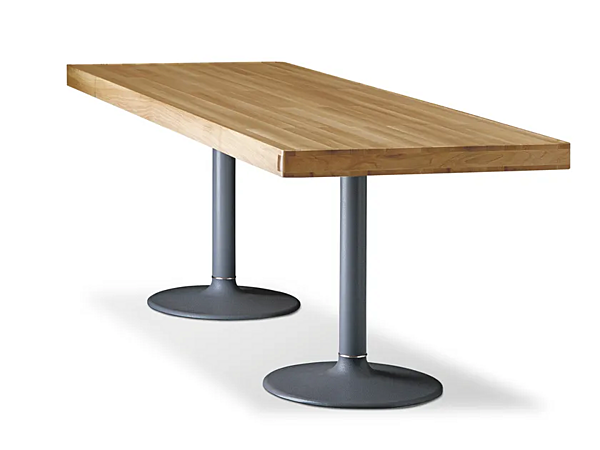 Tavolo rettangolare in legno e ghisa CASSINA 11 Pieds Corolle 011 fabbrica CASSINA dall'Italia. Foto №1