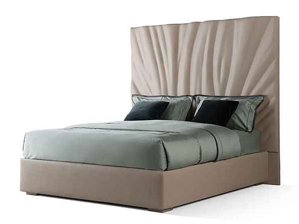 Letto matrimoniale in pelle con testiera imbottita Savio Firmino 3668 fabbrica SAVIO FIRMINO dall'Italia. Foto №2