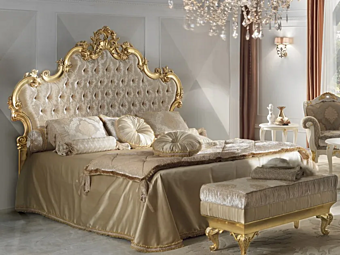 Letto matrimoniale in legno con testata imbottita DIAMANTE CASA +39 2102 Letto matrimoniale in legno con testata imbottita DIAMANTE CASA +39 2102 fabbrica CASA +39 dall'Italia