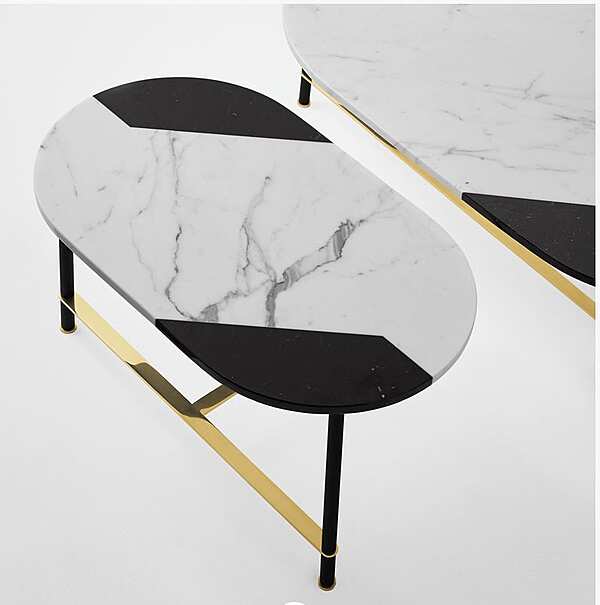 Tavolino da caffè ovale in legno Cookies Gallotti&Radice fabbrica Gallotti & Radice dall'Italia. Foto №3