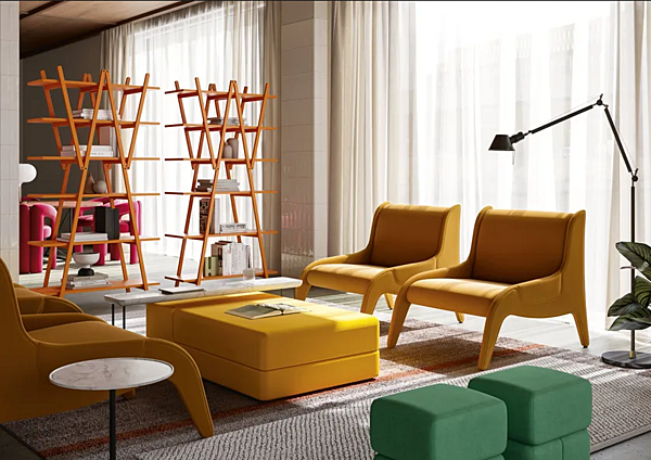Pouf in tessuto con angoli morbidi CASSINA 623746 fabbrica CASSINA dall'Italia. Foto №2