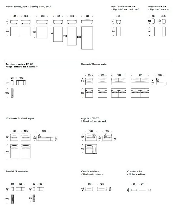 Divano angolare in tessuto My Taos Saba fabbrica SABA dall'Italia. Foto №17