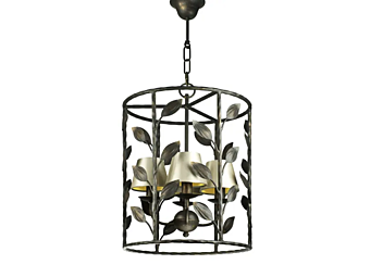 Lampada a sospensione in metallo con motivo foglia Abrissi Foliage Lantern 11092 fabbrica ABRISSI dall'Italia