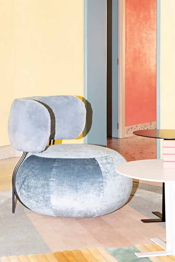 Poltrona in tessuto Baby Geo Saba fabbrica SABA dall'Italia. Foto №6