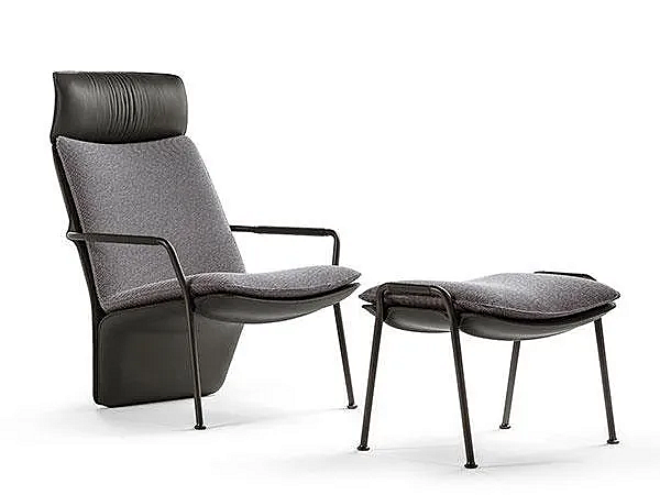 Puff in tessuto Arabesque Poltrona Frau fabbrica POLTRONA FRAU dall'Italia. Foto №2