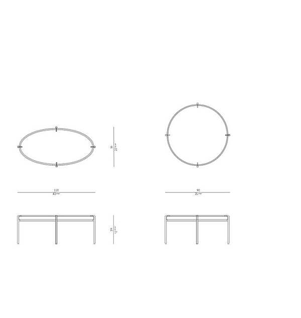 Tavolino da caffe ROSSATO RHC-11 fabbrica ROSSATO dall'Italia. Foto №5