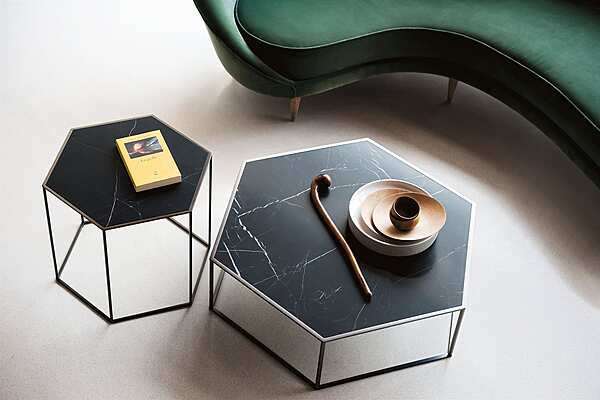 Tavolino da caffe DESALTO Hexagon Tris - "Metal" sheet top 691 fabbrica DESALTO dall'Italia. Foto №2