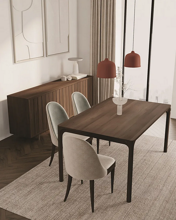 Tavolo rettangolare in legno massello Sunset CASA +39 ST0002 fabbrica ENCORE (by CASA +39) dall'Italia. Foto №3
