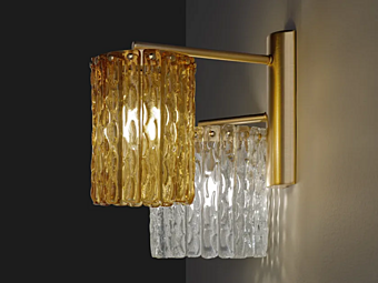 Applique da parete in vetro Salix Euroluce Lampadari