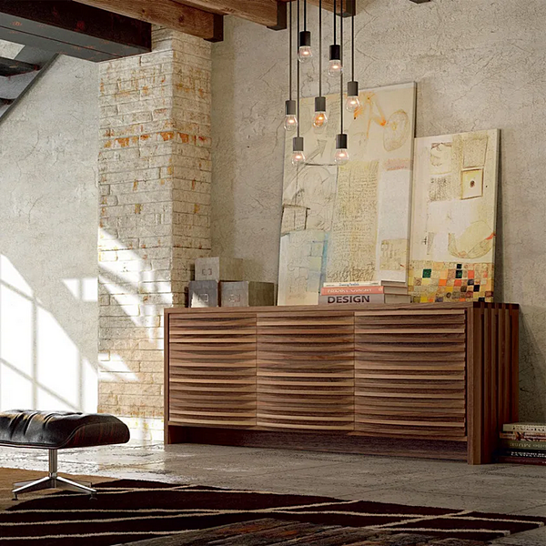 Credenza in legno con ante Onda A 120 DALE fabbrica DALE dall'Italia. Foto №5