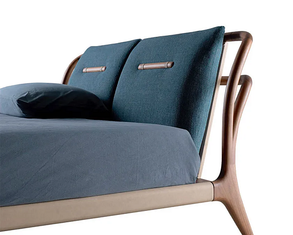 Letto matrimoniale in legno massello con testata imbottita DALE Smusso P 130 fabbrica Dale Italia (by Cantiero) dall'Italia. Foto №19