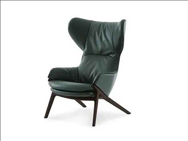Poltrona in tessuto con poggiatesta CASSINA P22 fabbrica CASSINA dall'Italia. Foto №4