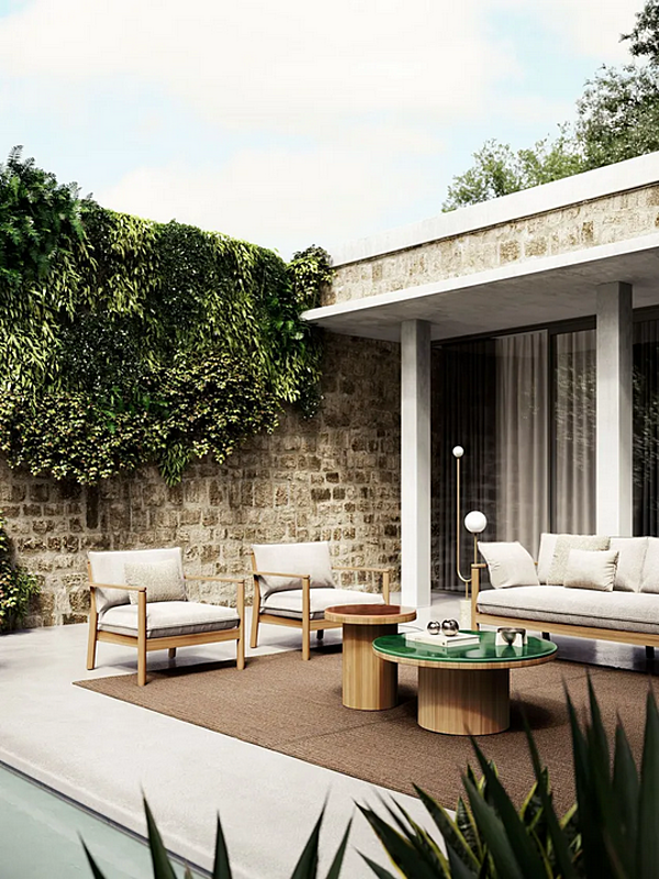 Poltrona da giardino con braccioli in materiale Apache Atmosphera fabbrica ATMOSPHERA dall'Italia. Foto №3