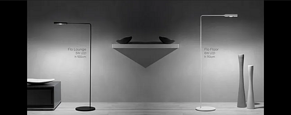 Lampada da terra in alluminio LED FLO Lumina 945, 971 fabbrica Lumina dall'Italia. Foto №5