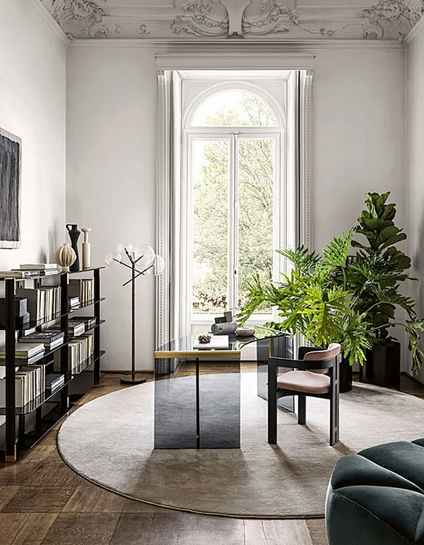 Poltrona imbottita in velluto con braccioli Gallotti&Radice 0419 fabbrica Gallotti & Radice dall'Italia. Foto №7