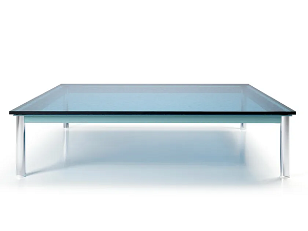 Tavolino da caffè quadrato in vetro e acciaio CASSINA collezione 10 010 fabbrica CASSINA dall'Italia. Foto №1