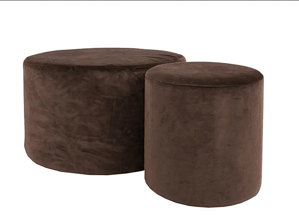 Pouf rotondo in tessuto imbottito CASA +39 NS0003, NS0004, NS009 fabbrica CASA +39 dall'Italia. Foto №2