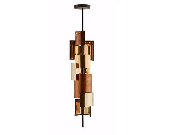 Lampada a sospensione in ottone LED Eris Gallotti&Radice fabbrica Gallotti & Radice dall'Italia. Foto №1